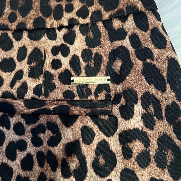 Michael Kors Pull-on Cheetah Trousers Animal Print with Pockets ✨brand n… - Picture 13 of 13